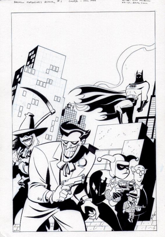 Cover to Batman Animated Annual #1  Comic Art